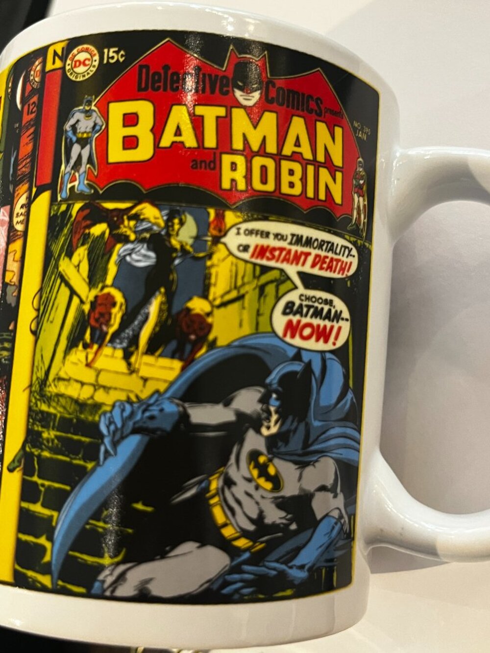 DC Detective Comics BATMAN AND ROBIN Coffee Mug Paladone 12 oz